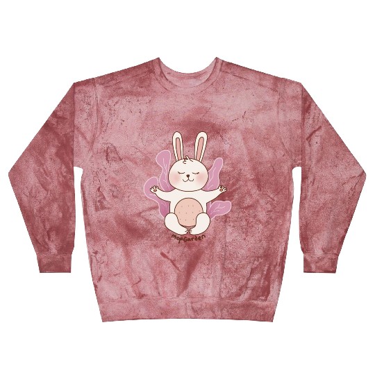 Meditating Bunny - MopGarden Blast Sweatshirts