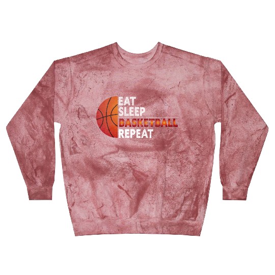 Eat Sleep Basketball Repeat funny basketball Blast Sweatshirts