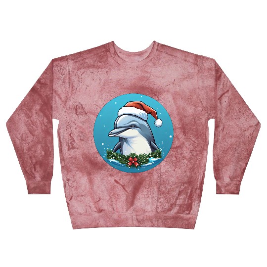 Dolphin Christmas Blast Sweatshirts