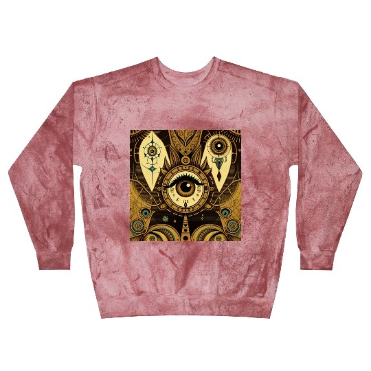 Abstract New Age 1920s Steampunk Design Blast Sweatshirts