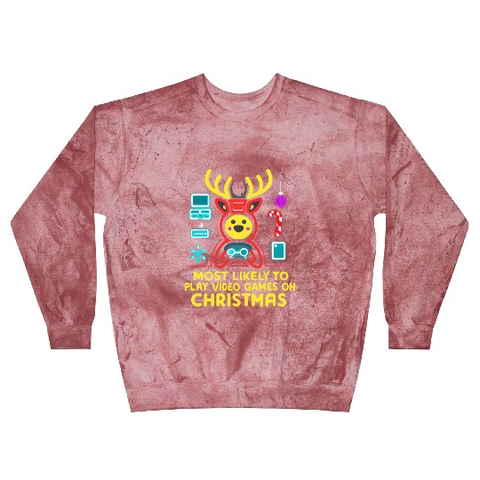 Candy Canes Most Likely To Play Video Games On Blast Sweatshirts