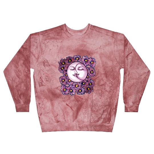 Flower Moon Goddess Blast Sweatshirts