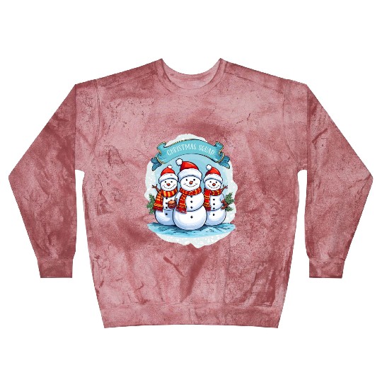 Christmas Squad Snowman Family Blast Sweatshirts