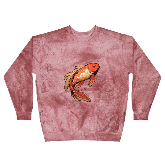 Koi Fish Japanese Carp Pond Blast Sweatshirts