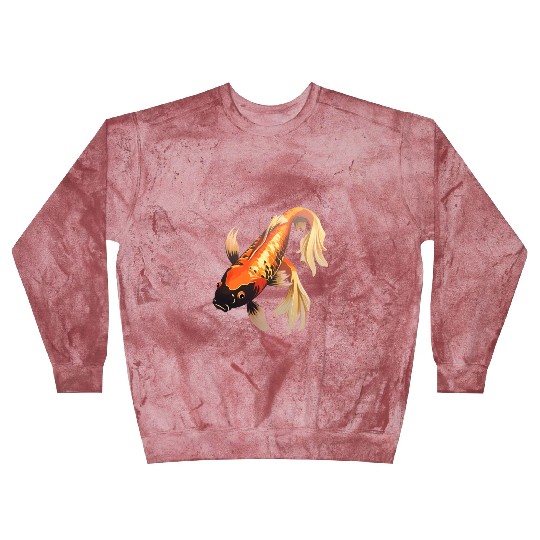 Koi Fish Japanese Carp Pond Blast Sweatshirts