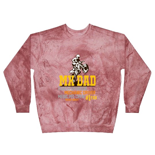 Mx Dad Motocross Supercross Papa Blast Sweatshirts