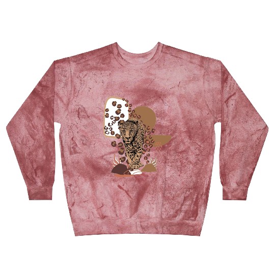 Funny Leopard Cheetah Animal Blast Sweatshirts