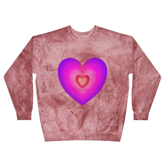 Purple Heart Beating Blast Sweatshirts