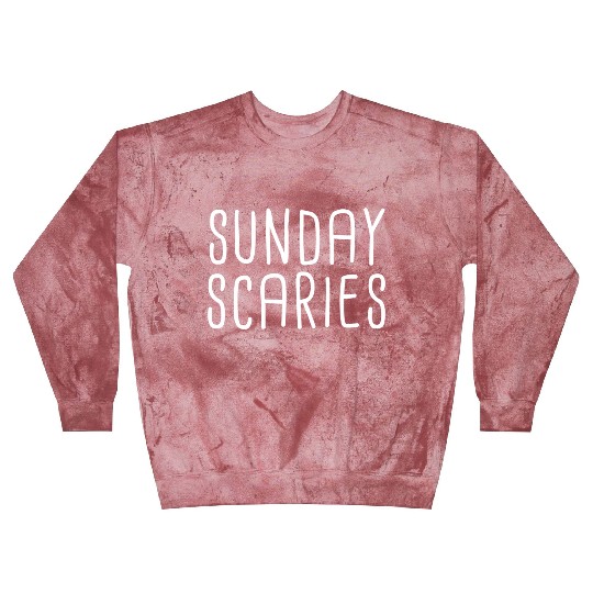 Sunday Scaries Lazy Meme Dreading Monday Sad Mood Blast Sweatshirts
