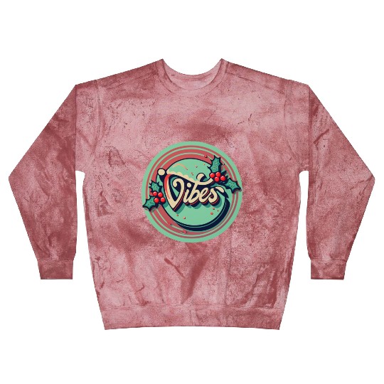 Xmas vibes vintage style design Blast Sweatshirts