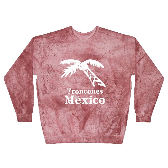 Troncones Mexico Palm Tree Vacation Trip Beach Men Blast Sweatshirts