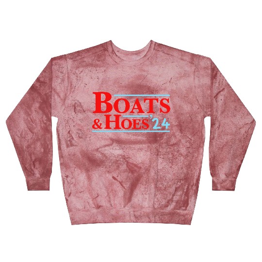 Boats & Hoes 24 Vintage Logo For Your Step Brother Blast Sweatshirts