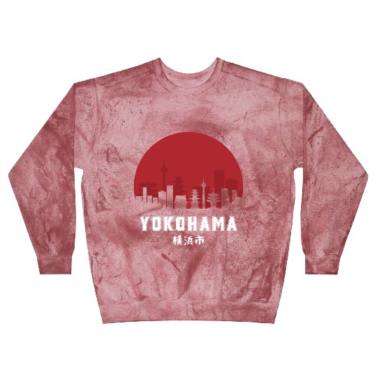 Yokohama Typography Blast Sweatshirts - Urban Statement