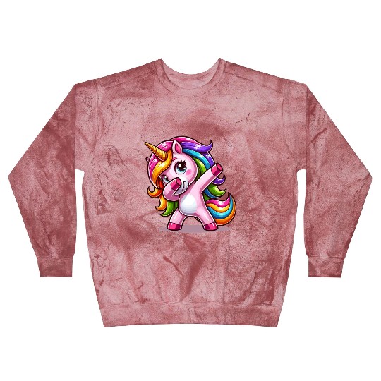 Dabbing Unicorn Dab Move Dancing Rainbow Unicorn Blast Sweatshirts