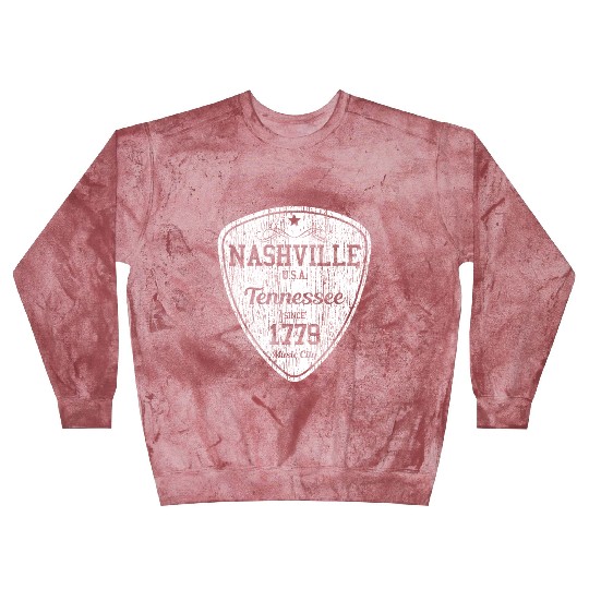Nashville Tennessee Usa Music City Country Music V Blast Sweatshirts