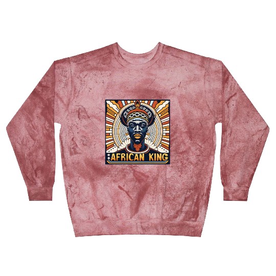African King Gift For Afrocentric Lovers Blast Sweatshirts