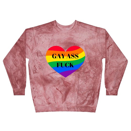 Rainbow Heart Gay Blast Sweatshirts