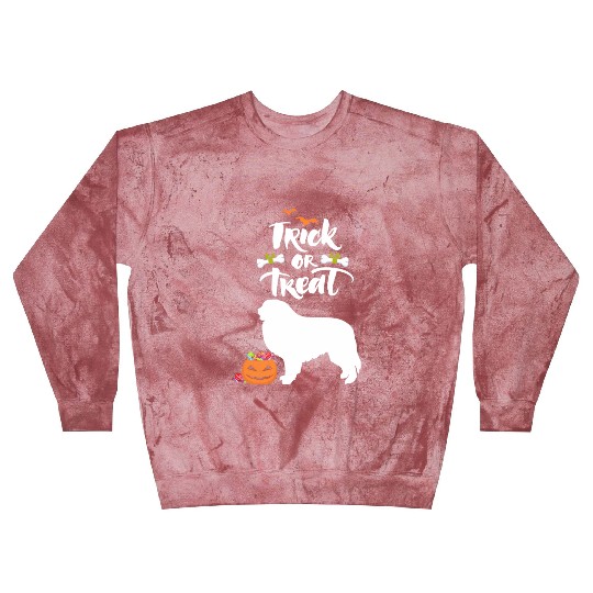 Trick Or Treat Great Pyrenees Dog Halloween Blast Sweatshirts