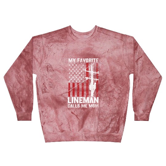 Mothers day my favorite lineman Blast Sweatshirts