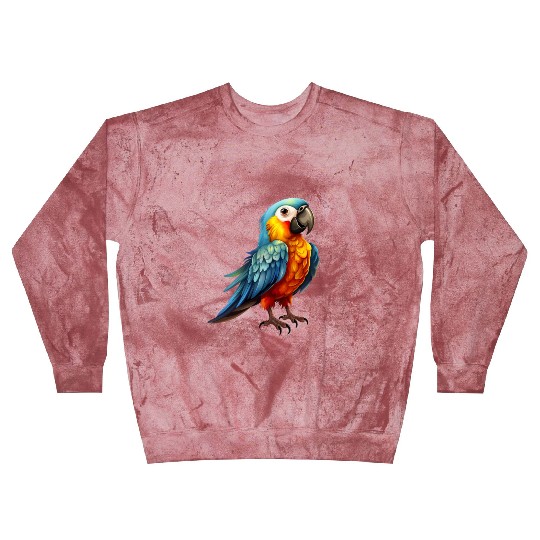 Macaw Parrot for a Bird Lover Animal Lover Blast Sweatshirts