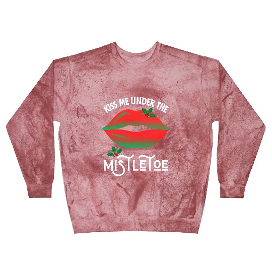 Kiss me under the Mistletoe Ugly Christmas Sweater Blast Sweatshirts
