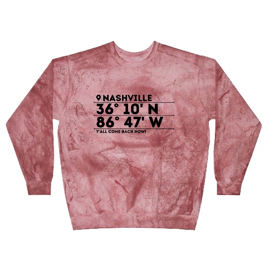 Nashville: Music City, USA Blast Sweatshirts