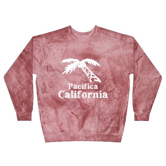 Pacifica California Palm Tree Souvenirs Gifts Blast Sweatshirts