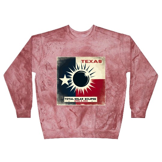 Texas Total solar eclipse 2024 Blast Sweatshirts