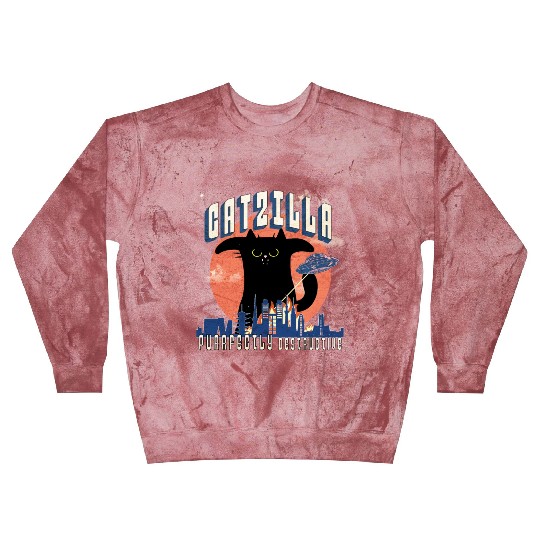 Catzilla king of cats,movie parody Blast Sweatshirts