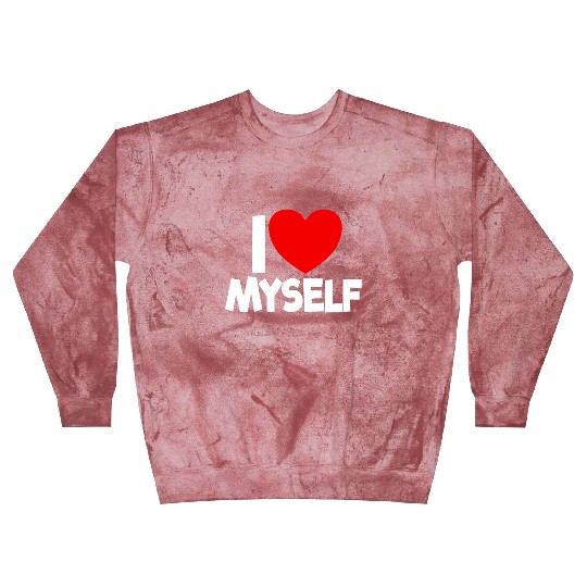 I Love Myself Red Heart Self Love Affirmation Blast Sweatshirts