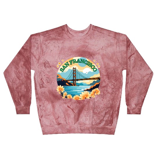 Golden Gate Bridge - San Francisco Blast Sweatshirts