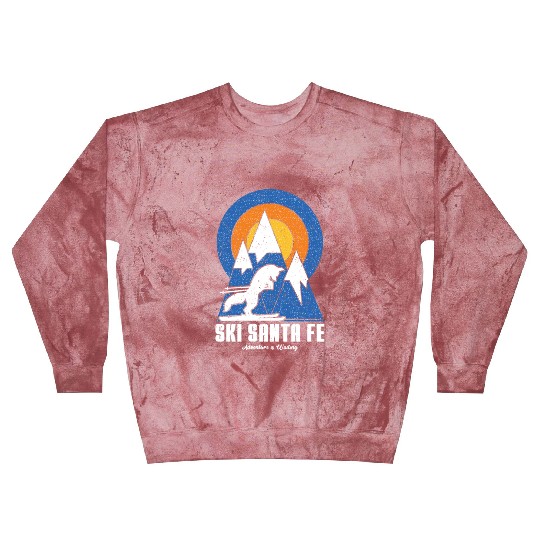 Retro Ski Santa Fe White Fox Blast Sweatshirts