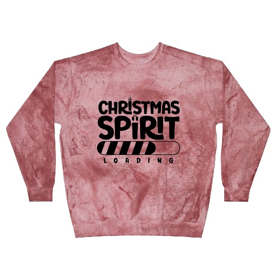 Christmas spirit loading , Funny , Digital Art Blast Sweatshirts
