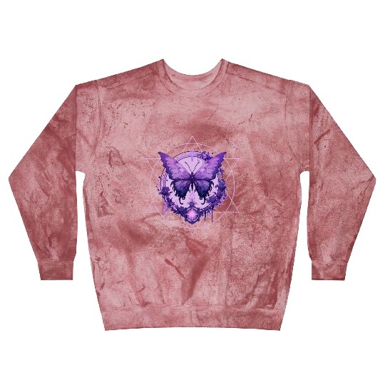 Enchanted Butterfly Witchcraft Fairycore Ethereal Blast Sweatshirts