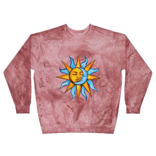 sun moon Blast Sweatshirts