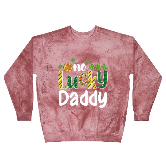 One Lucky Daddy Matching Family St Patrick's Day Blast Sweatshirts