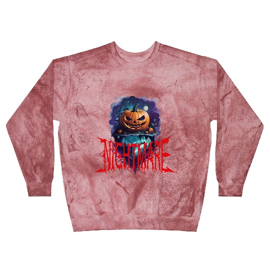 Nightmare Pumpkin: Hauntingly Unique Horror Blast Sweatshirts