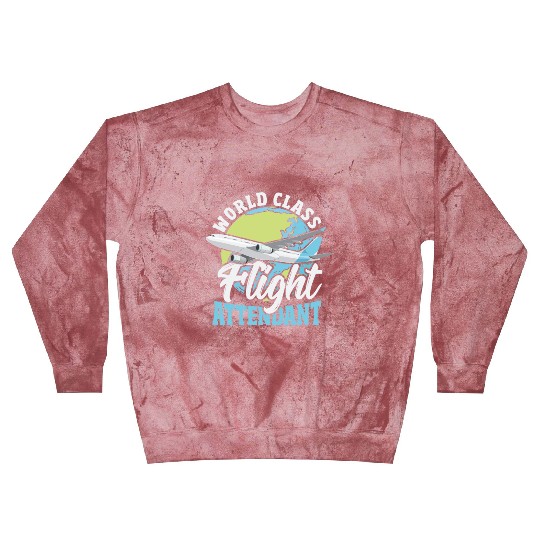 World Class Flight Attendant Aviation Blast Sweatshirts