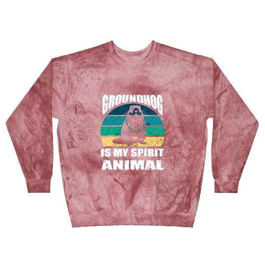 groundhog is my Spirit Animal Blast Sweatshirts