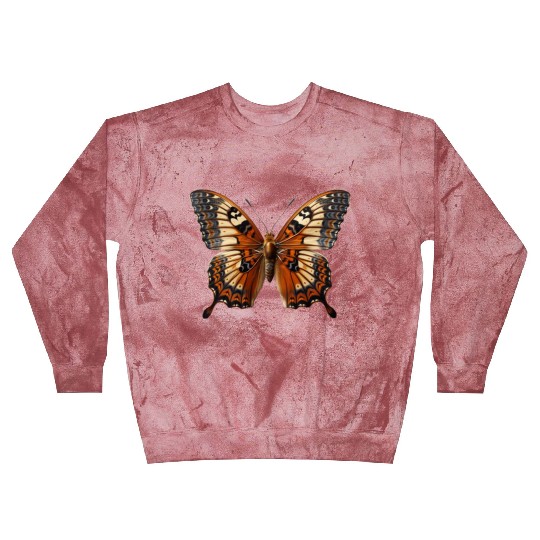 Butterfly Colorful Enchanting Delicate Insects Blast Sweatshirts
