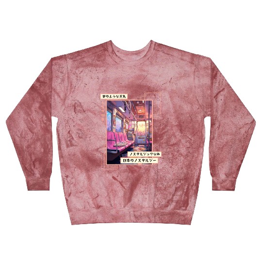 Japanese Aesthetic Subway Streetwear Vaporwave Ret Blast Sweatshirts