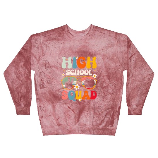 High School Squad High Teacher Student Back To Sch Blast Sweatshirts