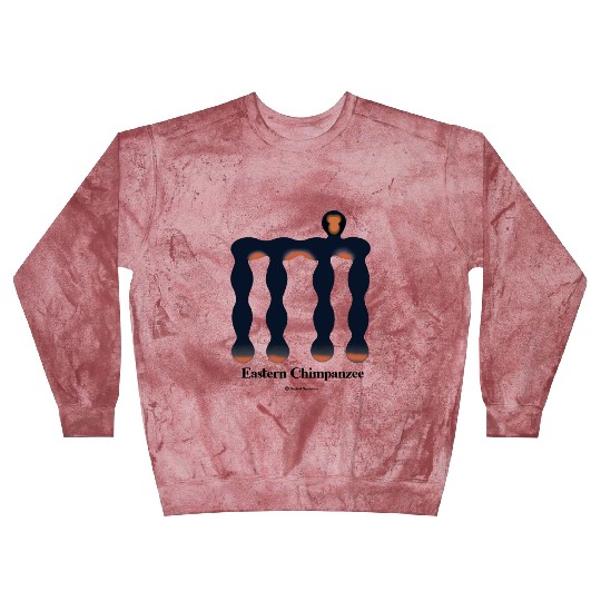 Bold monkey print "Chimpanzee" Blast Sweatshirts