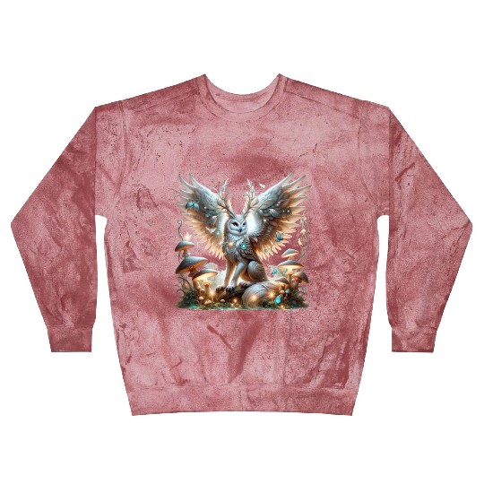Mystic Owl of the Enchanted Forest Blast Sweatshirts