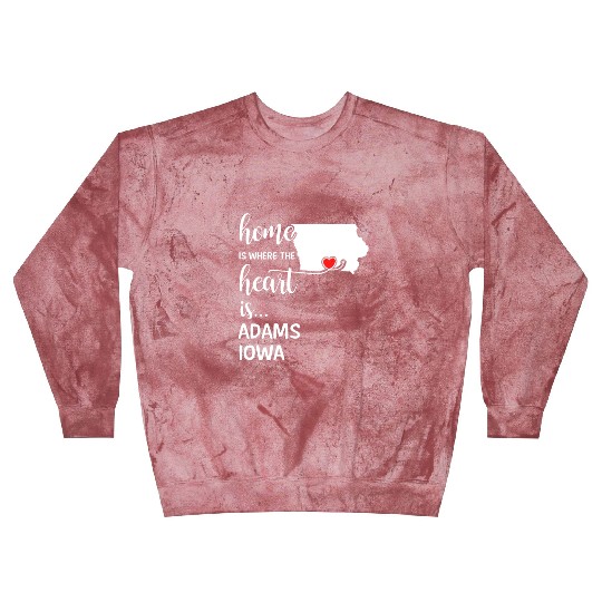 Adams County Iowa Is Where My Heart Is Gift Blast Sweatshirts