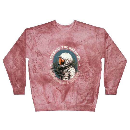 Embrace The Unknown Confidence Growth Mindset Astr Blast Sweatshirts