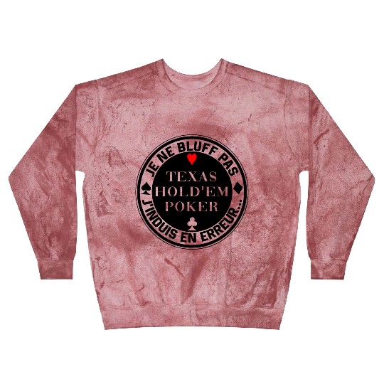 Poker player Texas Hold'em gift Blast Sweatshirts