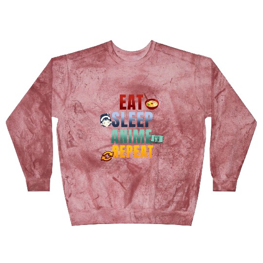 Eat Sleep Anime Repeat Cute Manga Animes Blast Sweatshirts