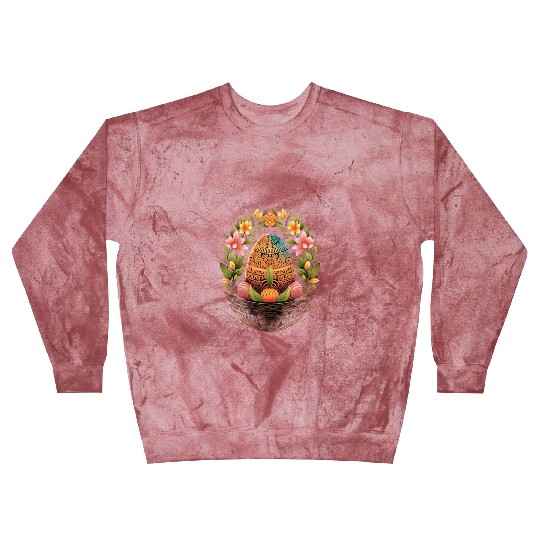 Easter Day Easter Egg Basket Mandala Art Egg Hunt Blast Sweatshirts
