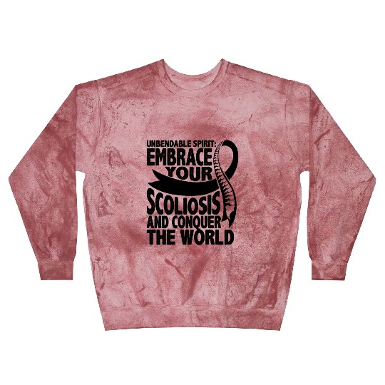 Unbendable rit Embrace Your Scoliosis Warrior Blast Sweatshirts